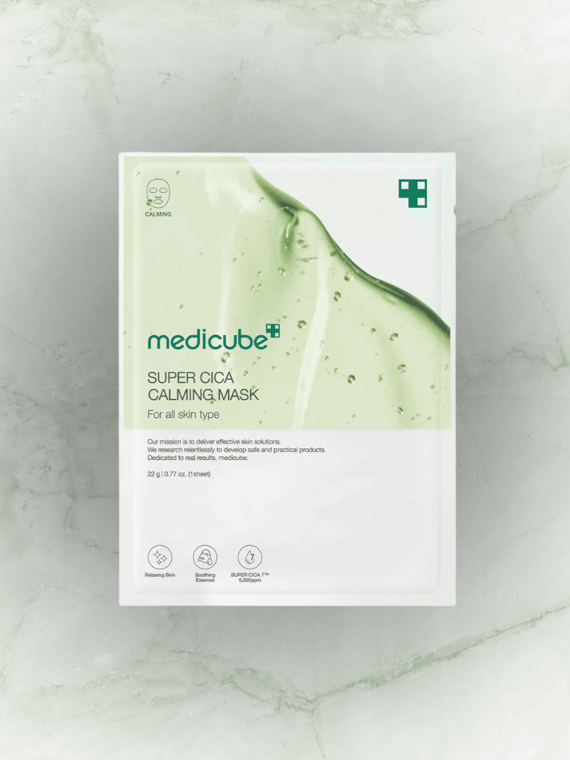 Medicube [EUP] (1EA) SUPER CICA CALMING MASK 22g — Apaise et régénère la peau