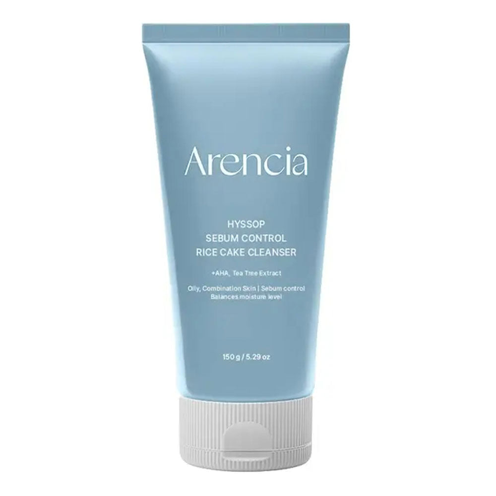 Arencia – Hyssop Sebum Control Rice Cake Cleanser — Nettoyage purifiant peau grasse