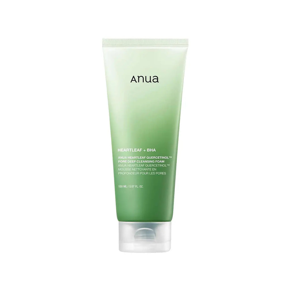 [ANUA(EU)] HEARTLEAF QUERCETINOL PORE DEEP CLEANSING FOAM 25ML (EU) — Nettoyage en profondeur des pores