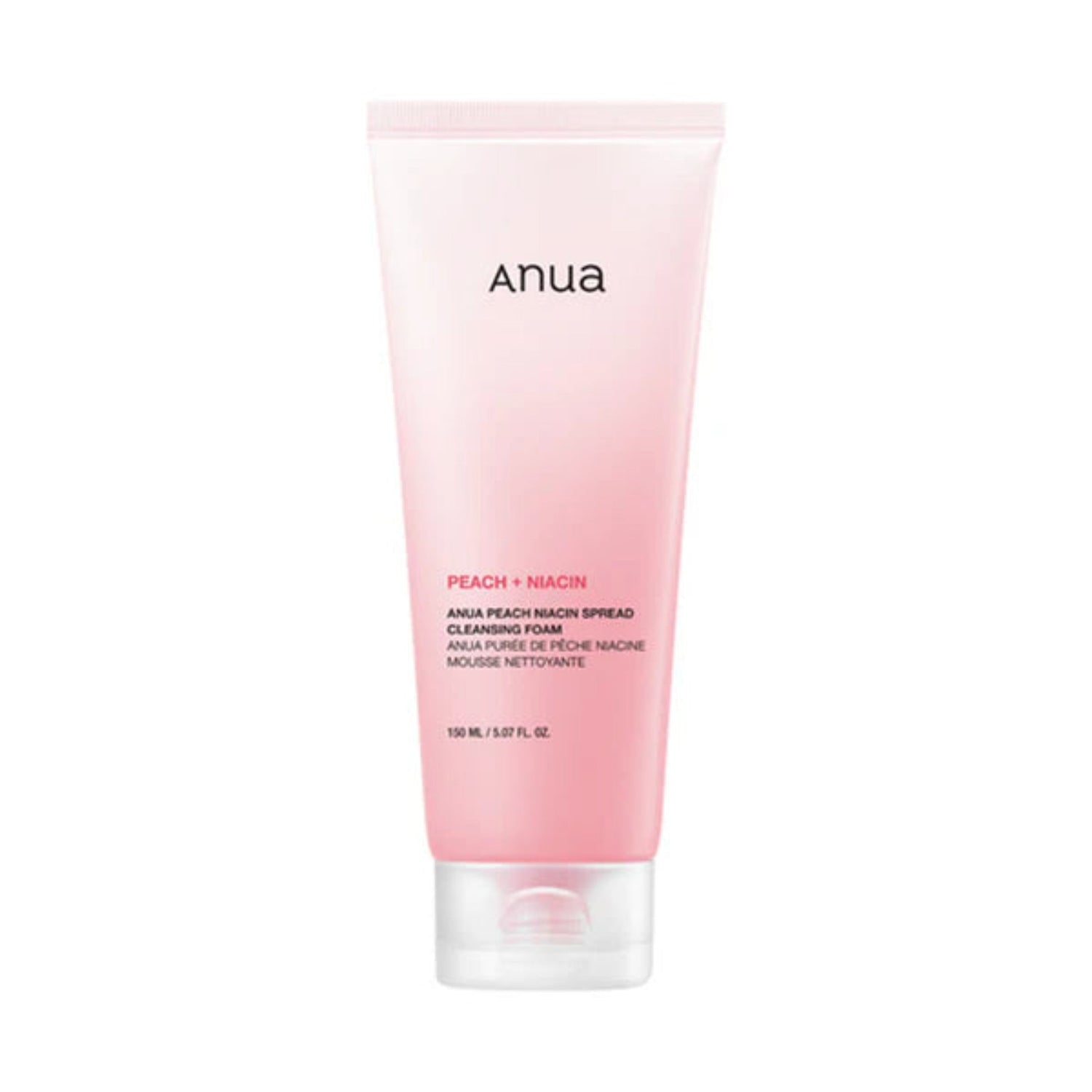 Anua - Peach Niacin Spread Cleansing Foam — Mousse nettoyante pêche revitalisante