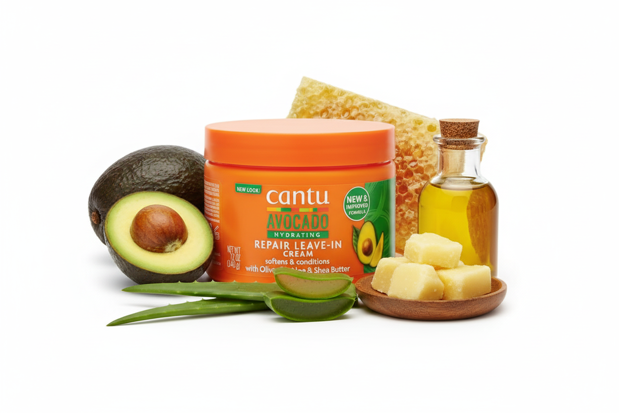 CANTU – Soin Sans Rinçage Réparateur 340g (Avocado Repair Leave-In)