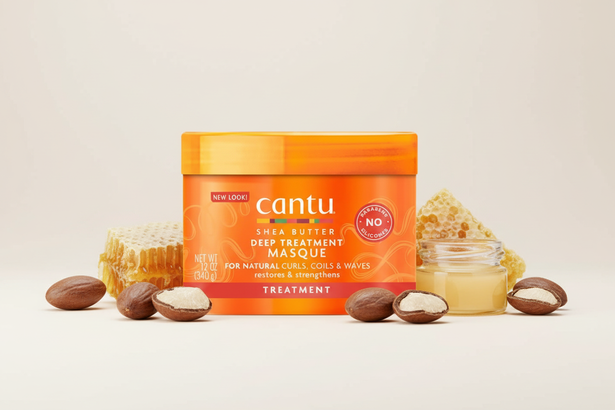 CANTU – Masque Soin Profond au Beurre de Karité 340g (SB Deep Treatment Masque)