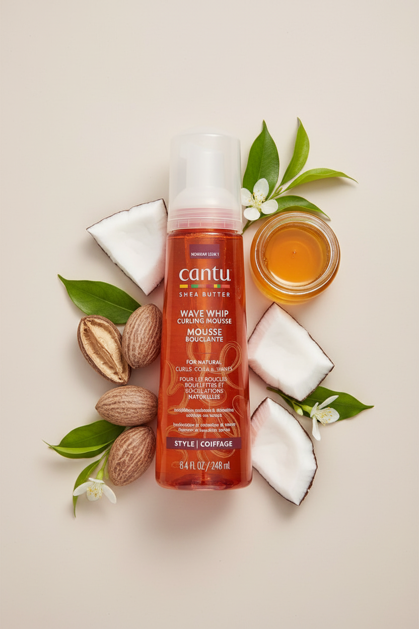 CANTU – Mousse Définition & Volume Boucles 248ml (SB Wave Whip Curling Mousse)
