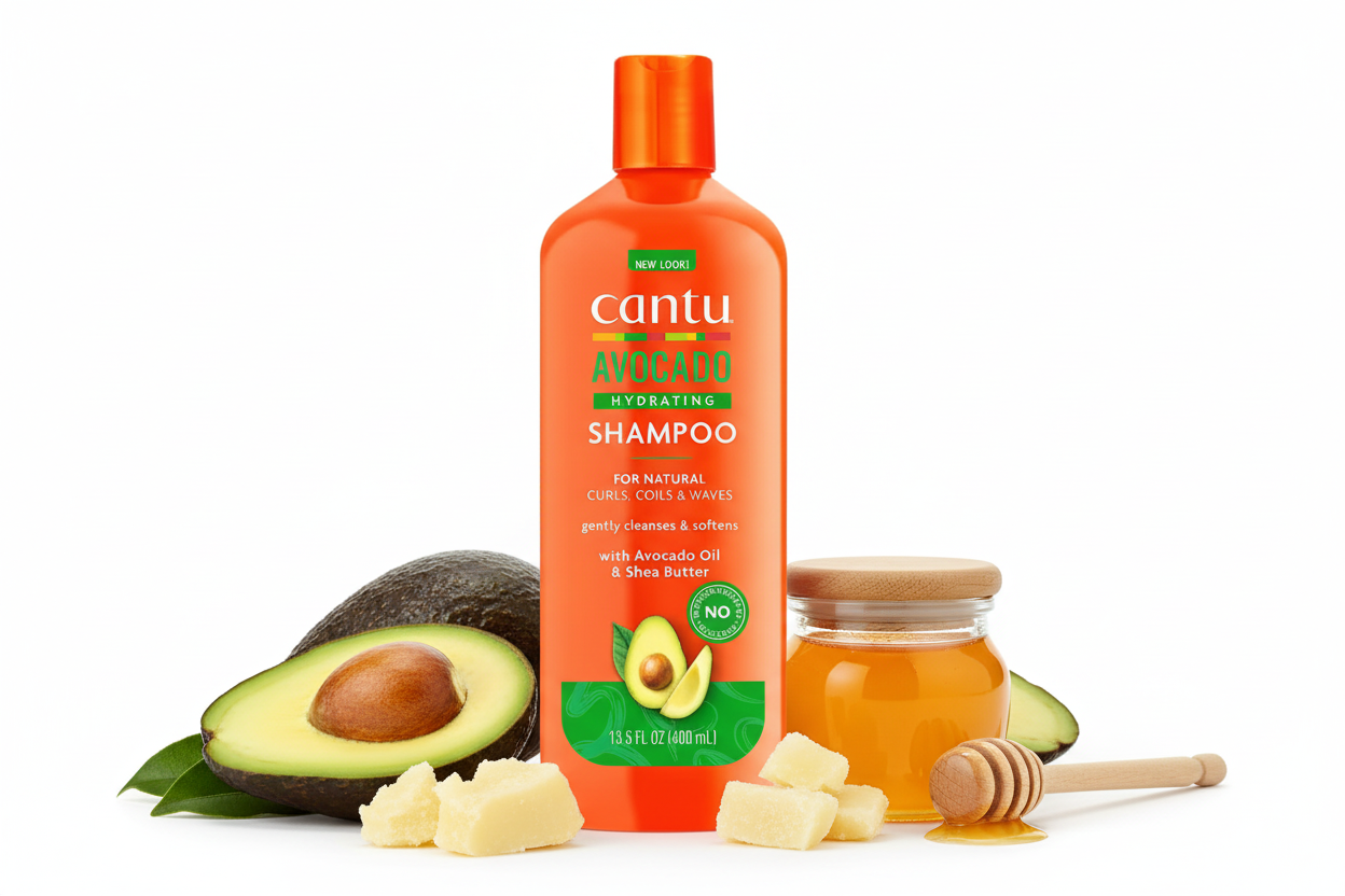 CANTU – Shampoing Hydratant Nourrissant 400ml (Avocado Shampoo)