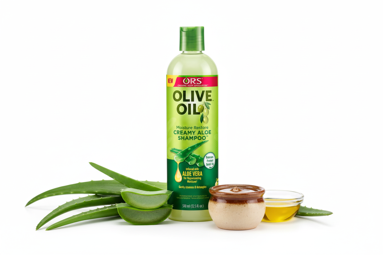 ORS – Olive Oil Creamy Aloe Shampoo 370ml