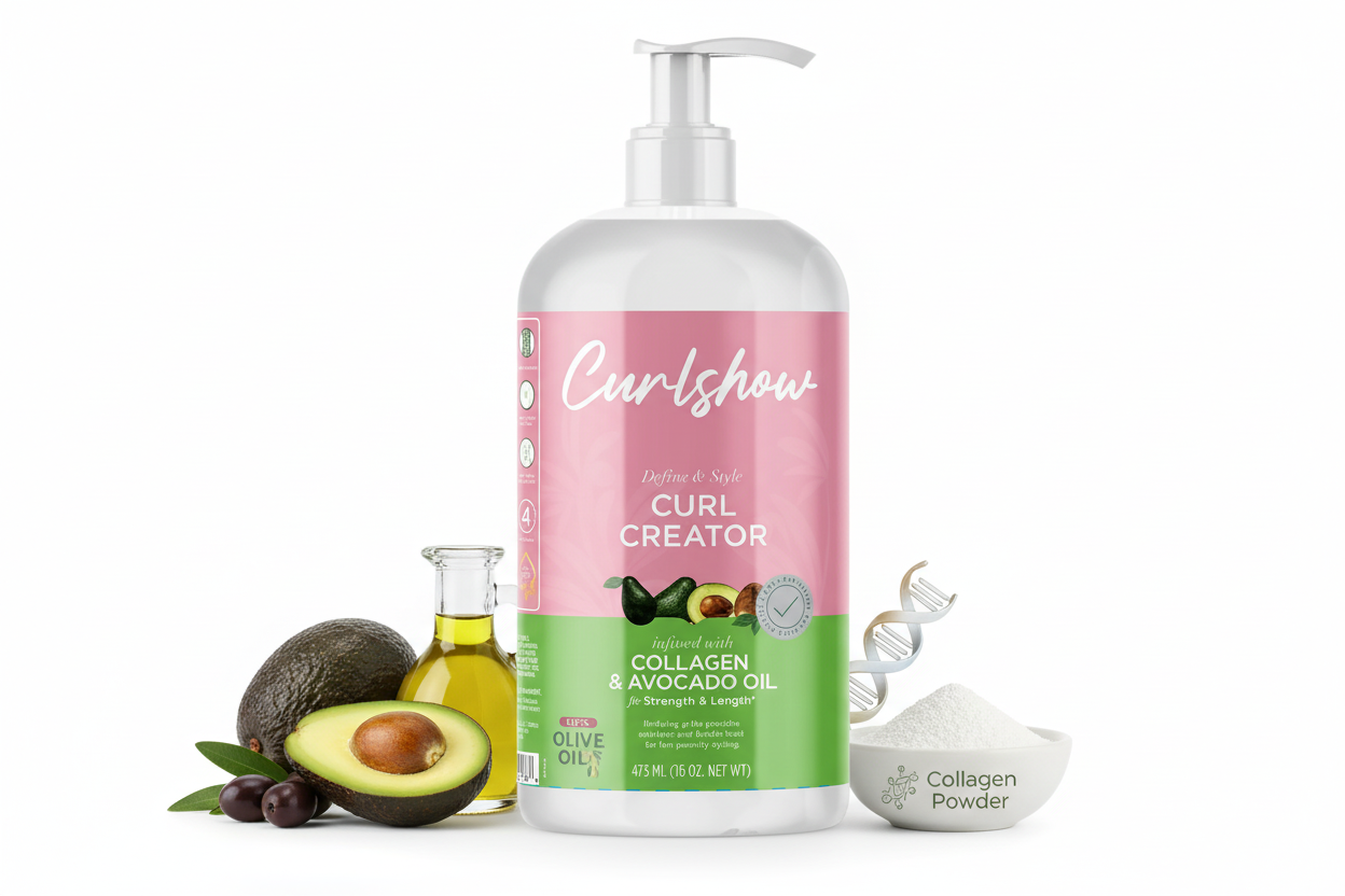 CURLSHOW – Crème Créatrice de Boucles 453g (Curl Creator)