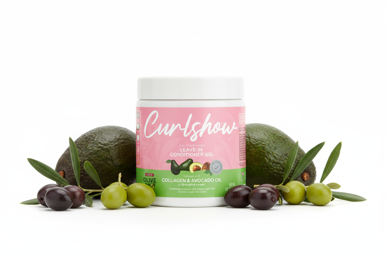 CURLSHOW – Gel Leave-In Hydratant Définition 453g (Leave-In Conditioner Gel)