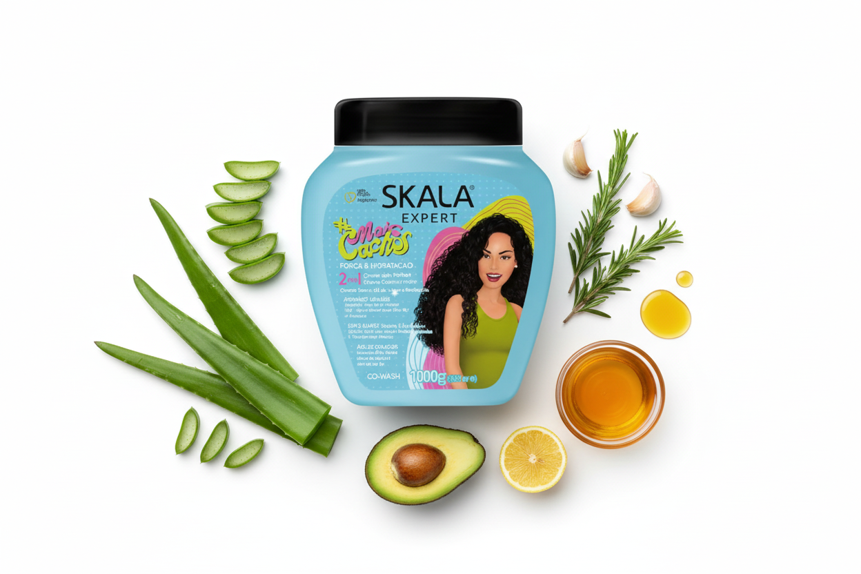 Skala Mais Cachos Crème Capillaire Hydratante Boucles 1kg