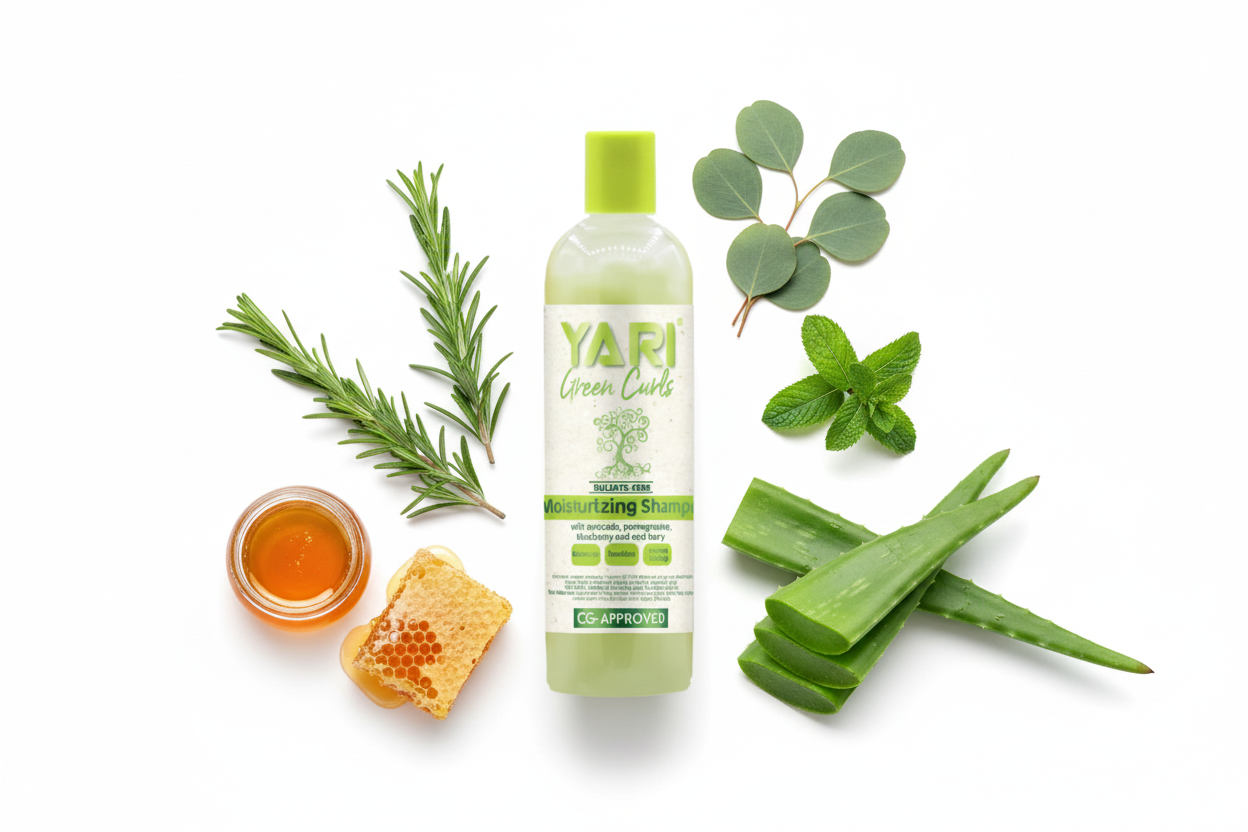 Yari Green Curls Moisturizing Shampoo 355ml