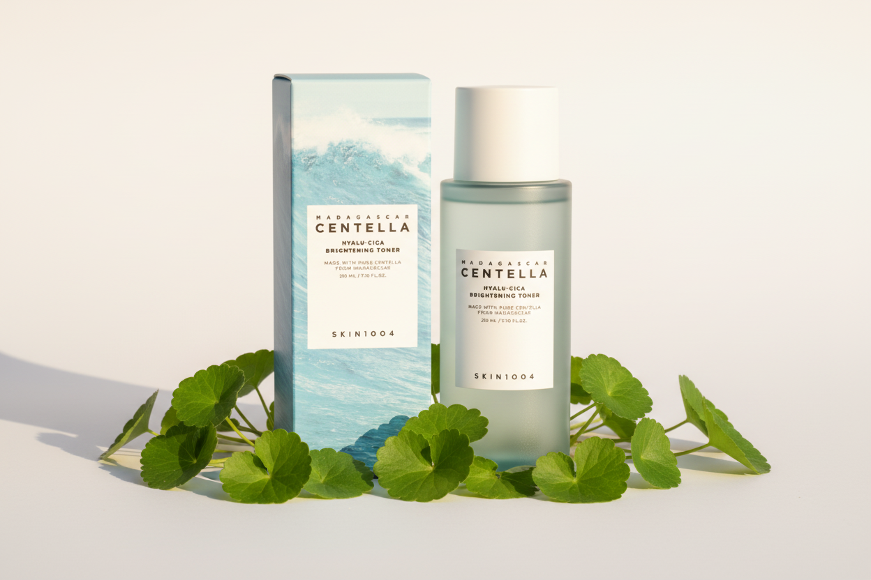 SKIN1004 Madagascar Centella Hyalu-Cica Brightening Toner – Tonique Hydratant Éclat 210 ml