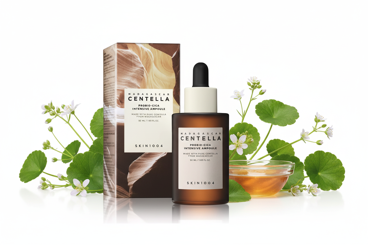 SKIN1004 Madagascar Centella Probio-Cica Intensive Ampoule – Ampoule Réparatrice Apaisante 50 ml