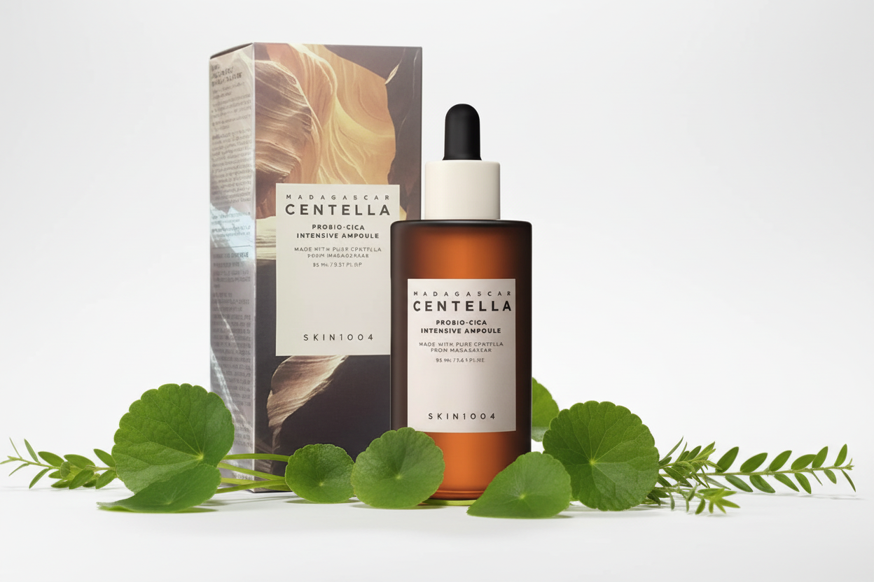 SKIN1004 Madagascar Centella Probio-Cica Intensive Ampoule – Ampoule Réparatrice Apaisante 95 ml