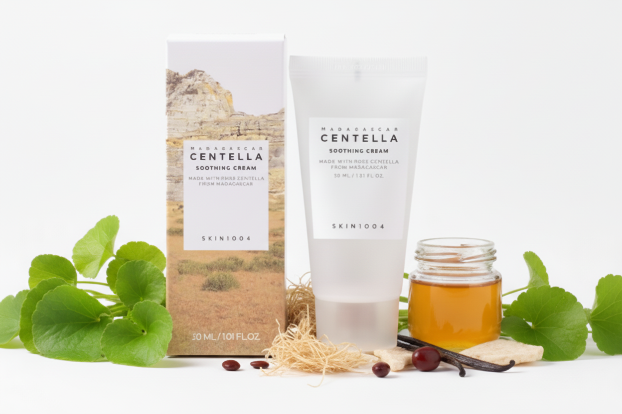 SKIN1004 Madagascar Centella Soothing Cream – Crème Apaisante à la Centella 30 ml