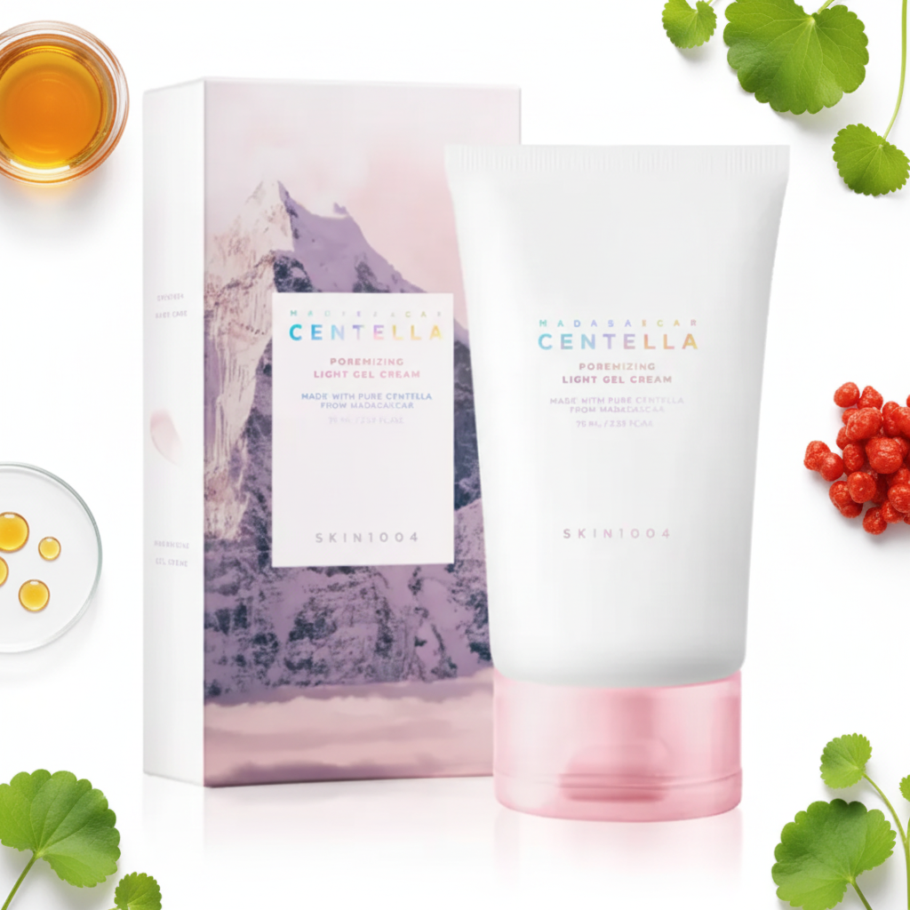SKIN1004 Madagascar Centella Poremizing Light Gel Cream – Gel Crème Pores 75 ml