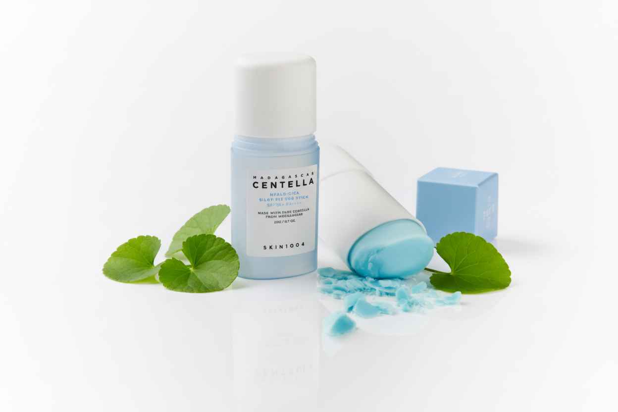 SKIN1004 Madagascar Centella Hyalu-Cica Silky-Fit Sun Stick SPF50+ PA++ – Stick Solaire 20 g