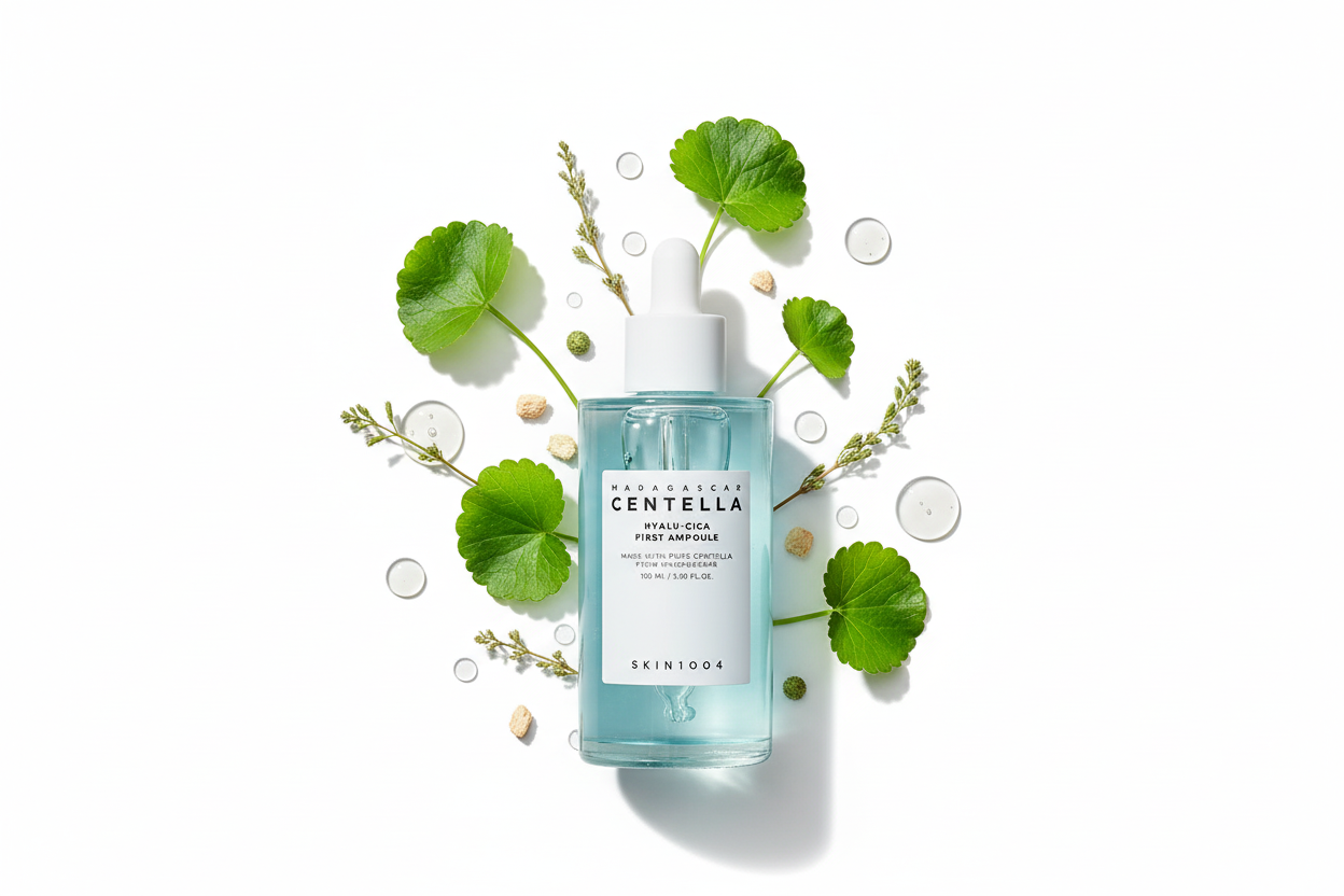 SKIN1004 Madagascar Centella Hyalu-Cica First Ampoule – Ampoule Hydratante Apaisante 100 ml