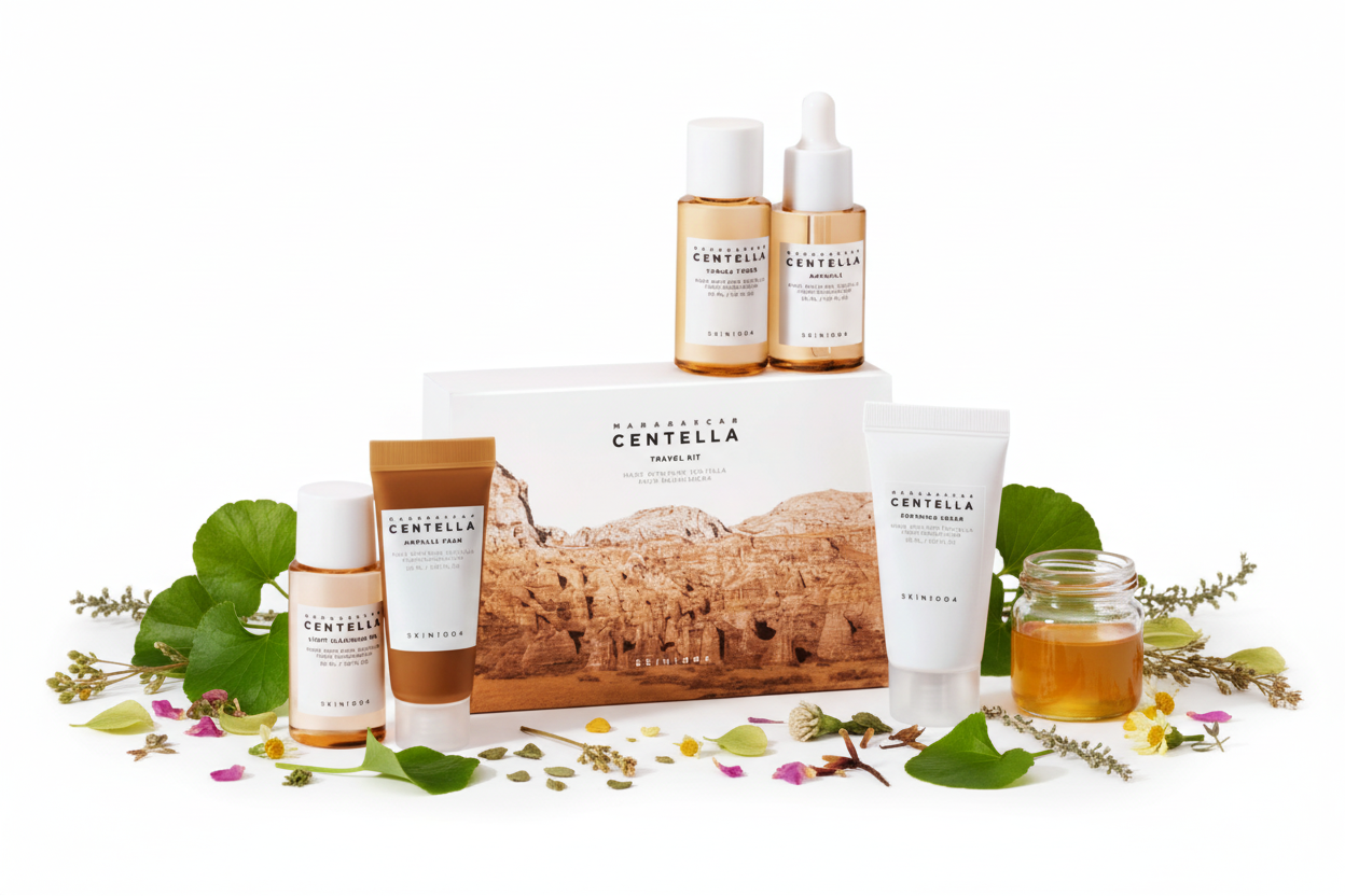 SKIN1004 Madagascar Centella Travel Kit – Kit Routine Apaisante