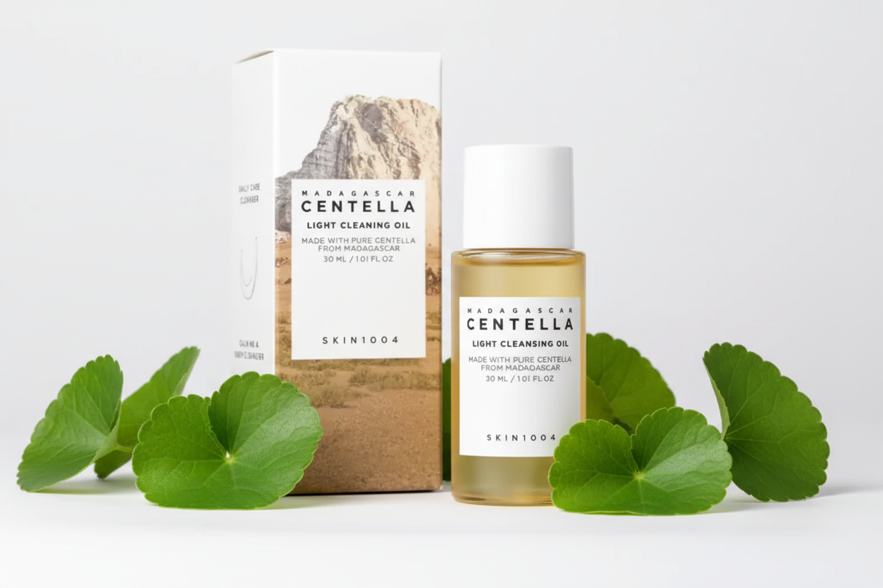 SKIN1004 Madagascar Centella Light Cleansing Oil – Huile Démaquillante Apaisante 30 ml