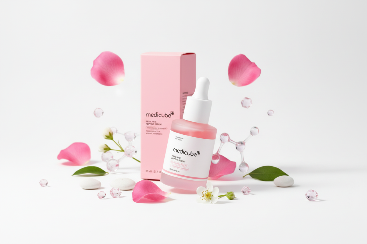 Medicube PDRN Pink Peptide Serum – Sérum Raffermissant Hydratant 30 ml