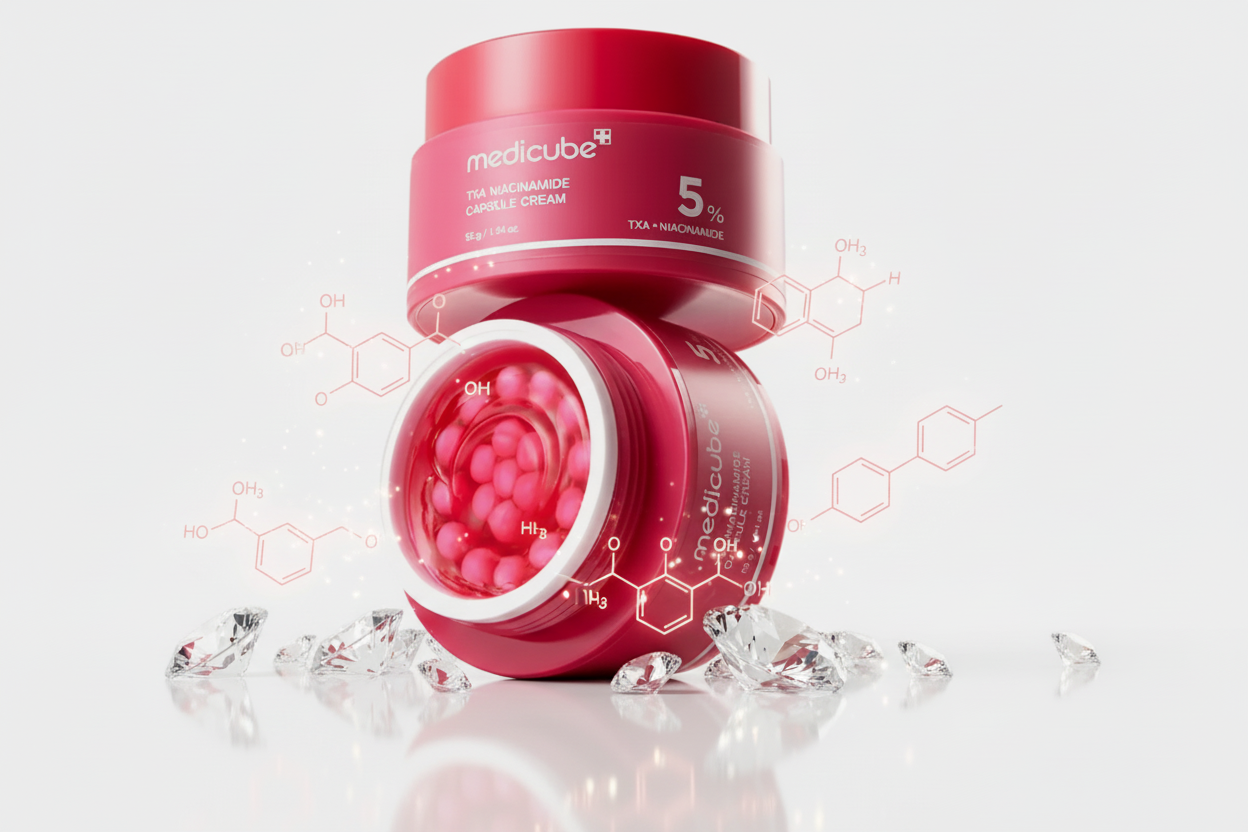 Medicube TXA Niacinamide Capsule Cream – Crème Éclat Anti-Taches 55 g