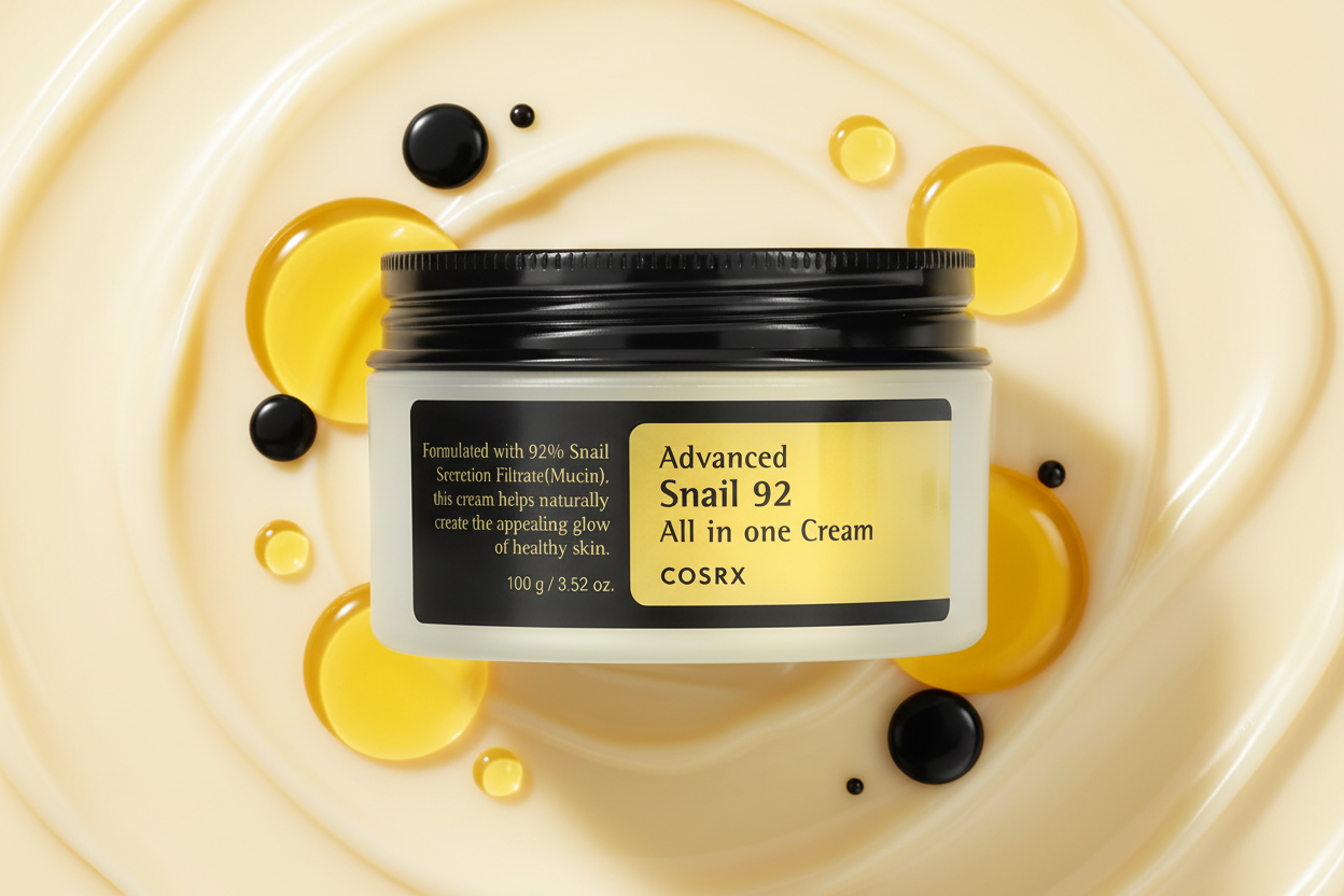 COSRX Advanced Snail 92 All In One Cream – Crème Réparatrice à la Mucine d’Escargot 100 g