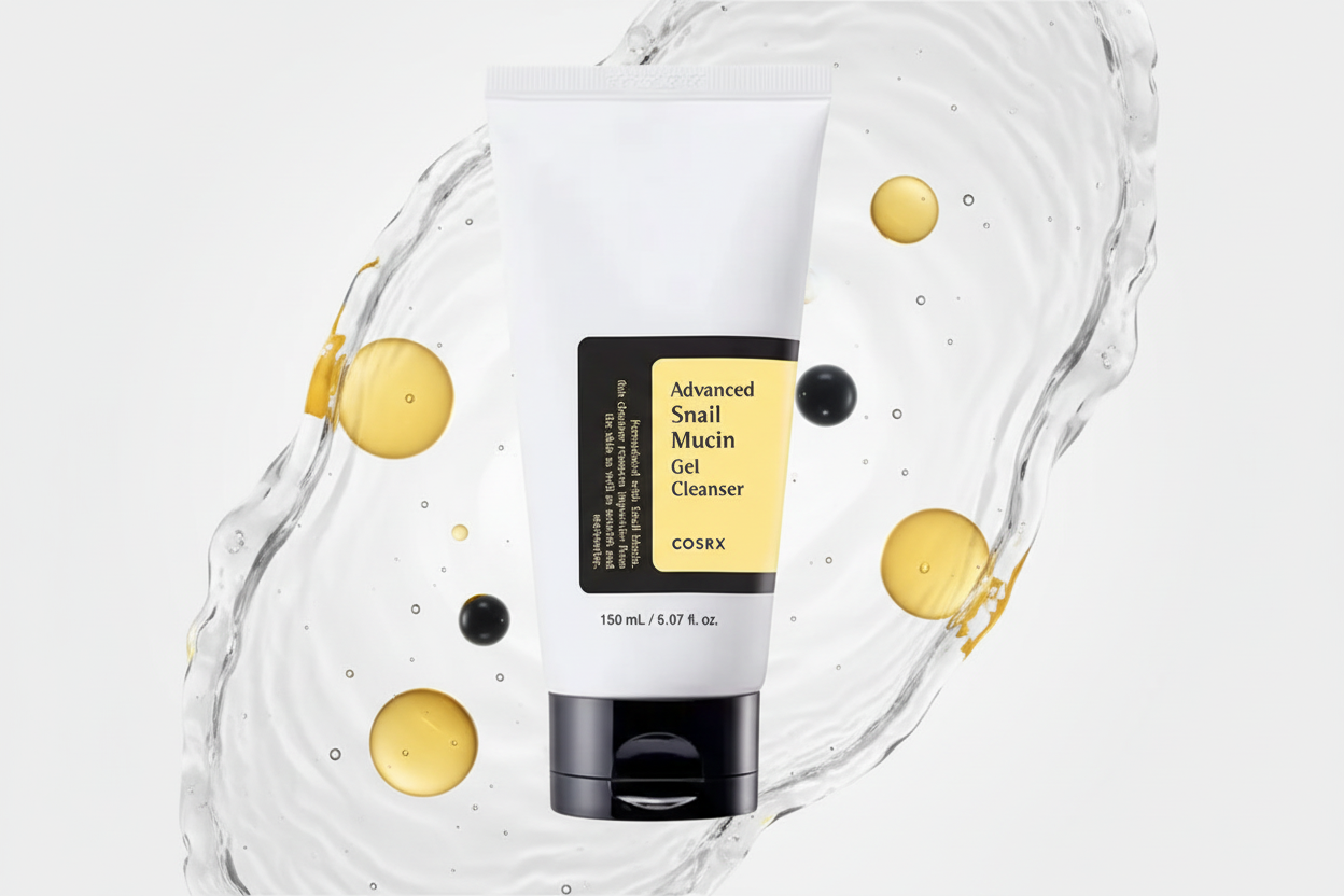 COSRX Advanced Snail Mucin Gel Cleanser – Gel Nettoyant Hydratant à la Mucine d’Escargot 150 ml