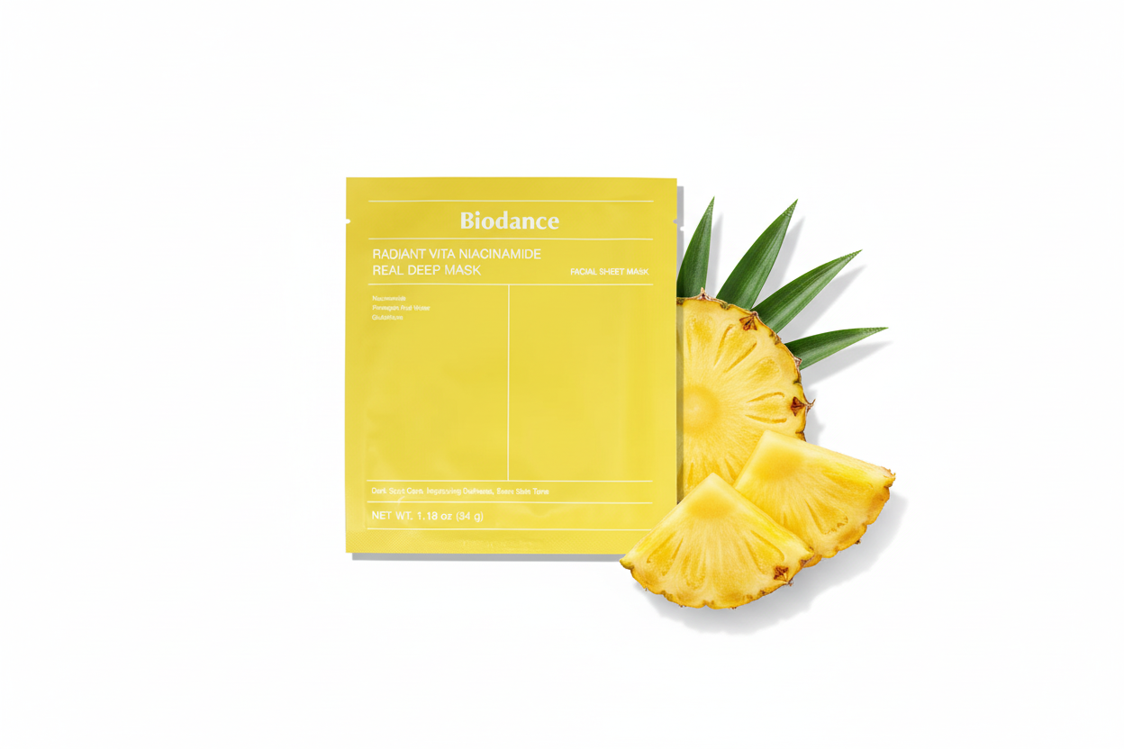 BIODANCE Radiant Vita Niacinamide Real Deep Mask – Masque Éclat à la Niacinamide