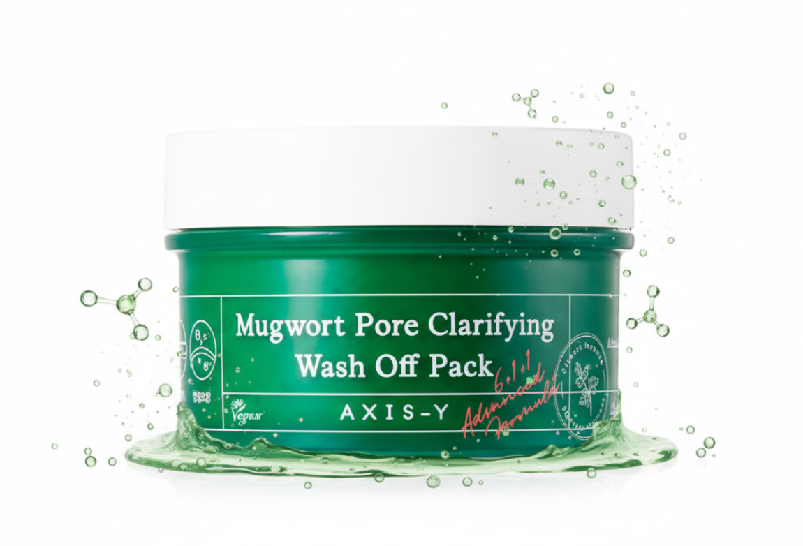 AXIS-Y Mugwort Pore Clarifying Wash-Off Pack – Masque Purifiant aux Pores 100 ml
