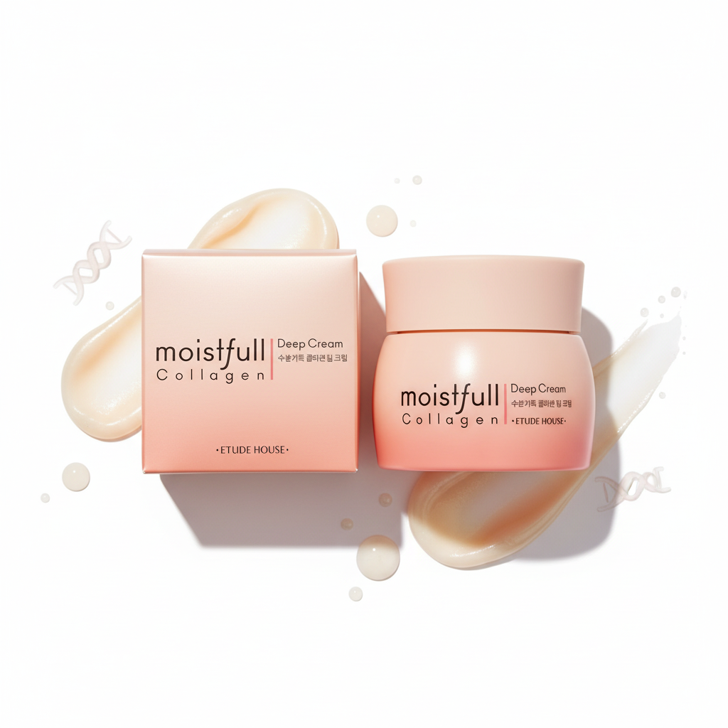 Etude Moistfull Collagen Cream – Crème Hydratante Repulpante au Collagène 75 ml