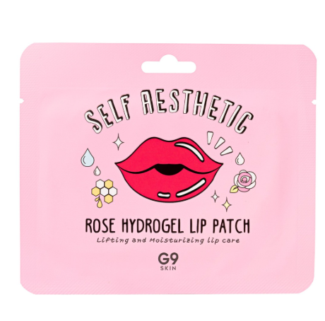 G9 SKIN Self Aesthetic Rose Hydrogel Lip Patch – Patch Hydrogel Hydratant pour les Lèvres