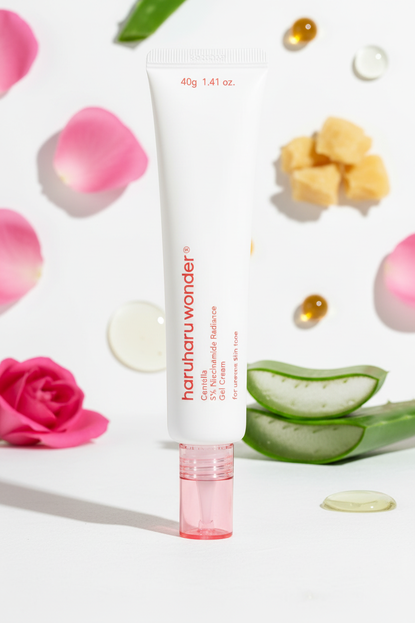 Haruharu Wonder Centella 5% Niacinamide Radiance Gel Cream – Gel-Crème Éclat 40 g