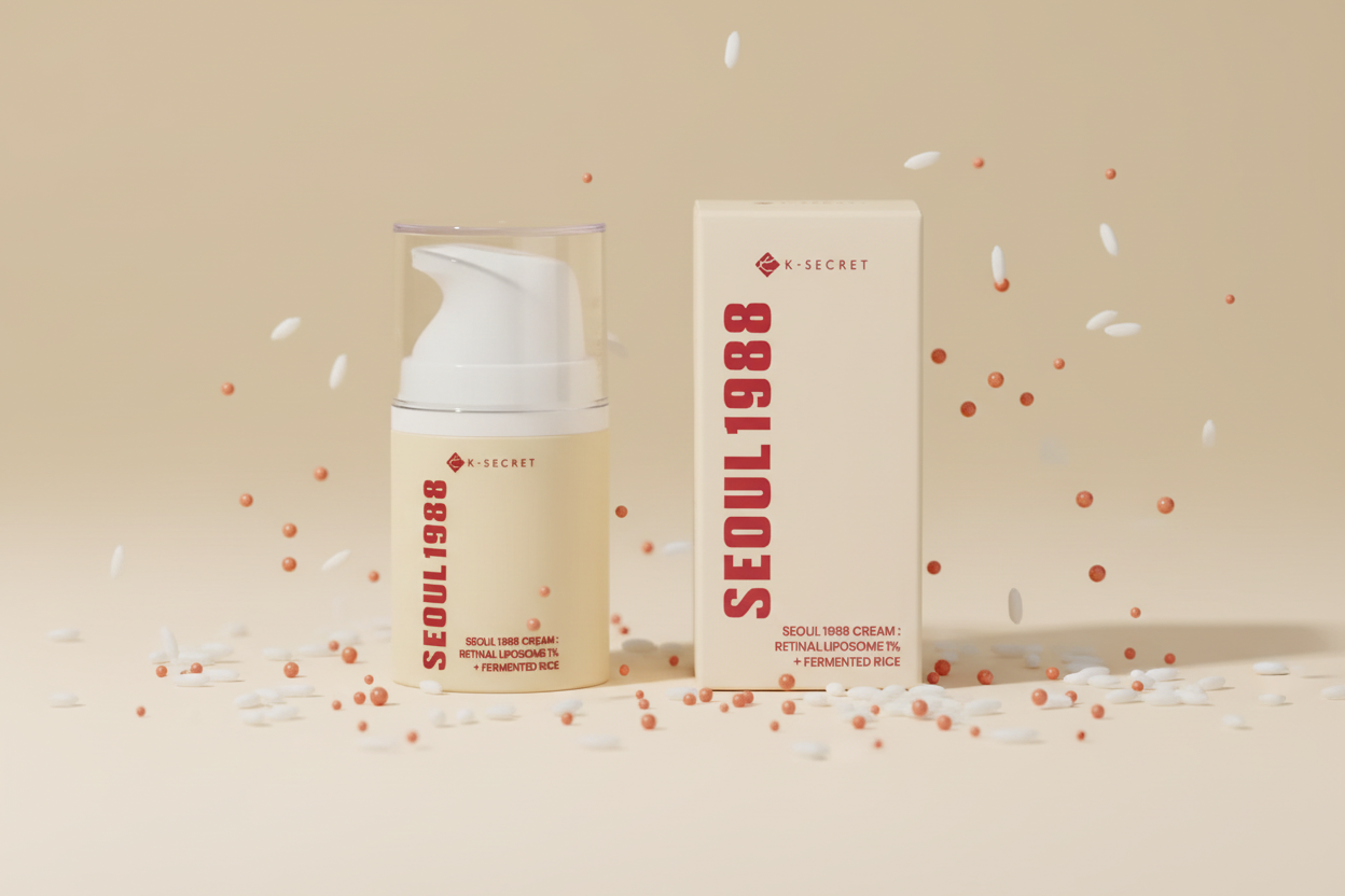 KSECRET Seoul 1988 Cream – Retinal Liposome 1% + Fermented Rice 50 ml