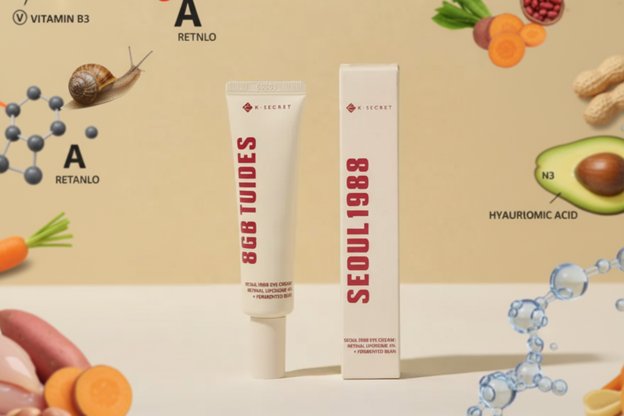 KSECRET Seoul 1988 Eye Cream – Retinal Liposome 4% + Fermented Bean 30 ml