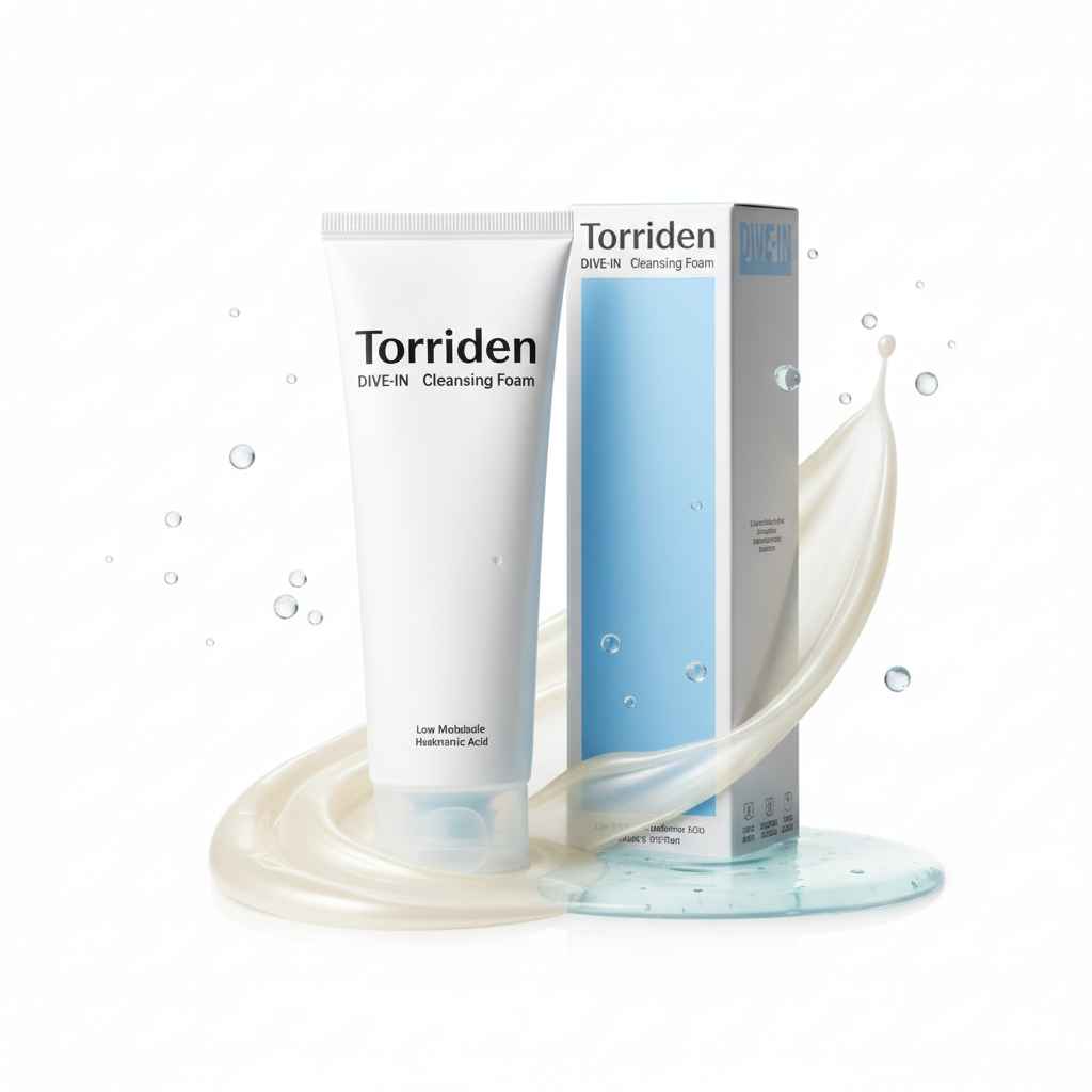 Torriden Hyaluronic Acid Foam Cleanser – Mousse Nettoyante Hydratante 150 ml