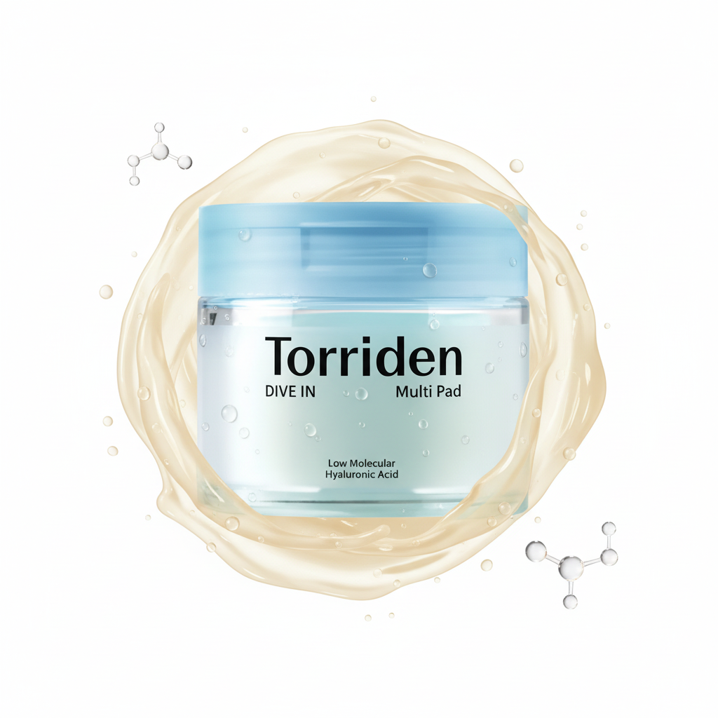 Torriden Hyaluronic Soothing Toner Pads – Disques Hydratants Apaisants 80 pcs