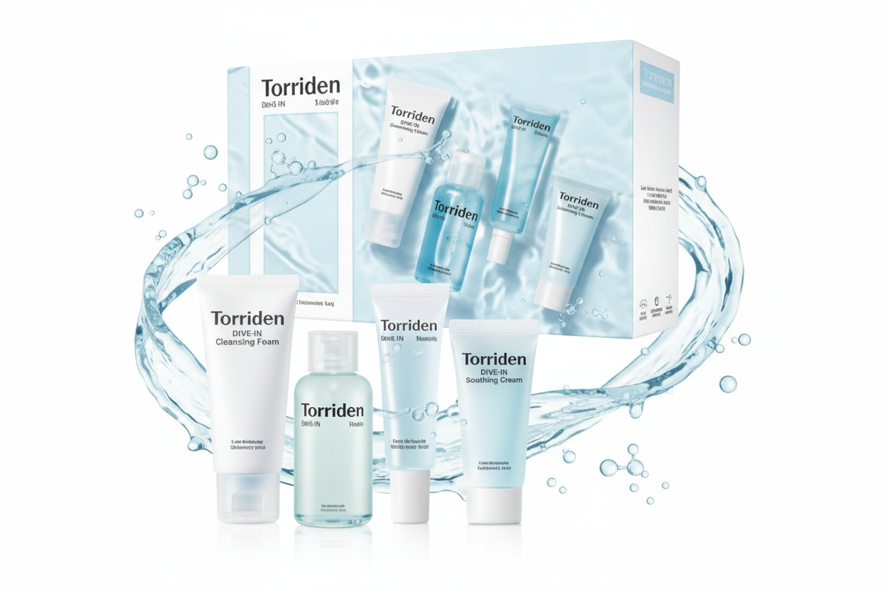 Torriden Dive-In Hydrating Discovery Kit – Kit Découverte à l’Acide Hyaluronique
