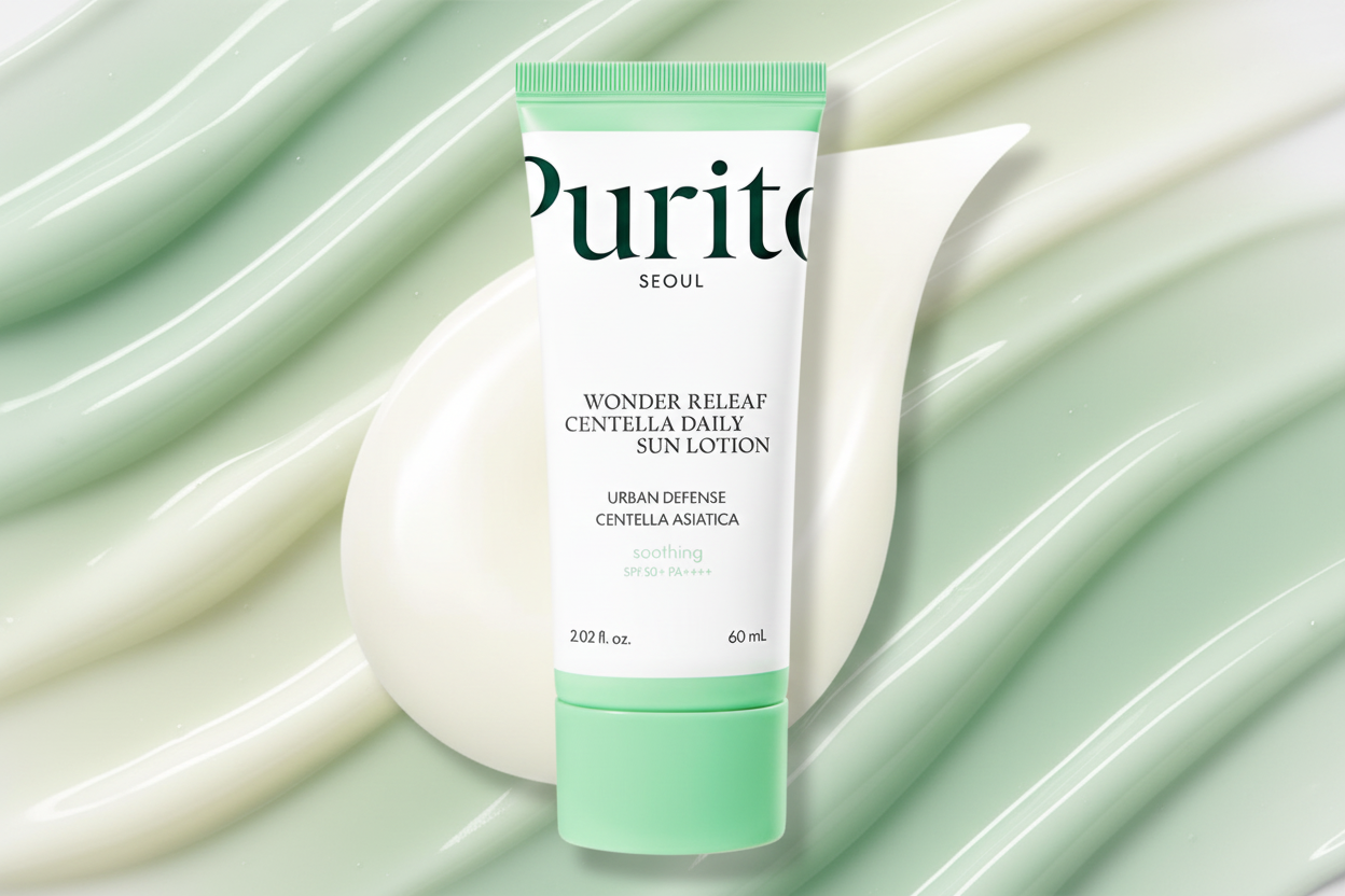 Purito Wonder Releaf Centella Daily Sun Lotion SPF50+ PA++ – Lotion Solaire Apaisante 60 ml