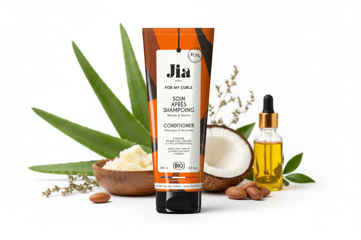 JIA – Après-Shampoing Démêlant Hydratant 250ml