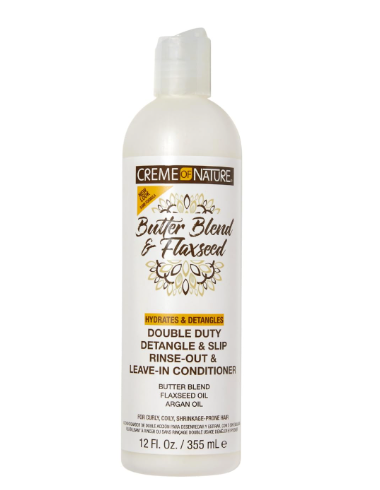 Creme of Nature – Shampoing Hydratant Butter Blend & Flaxseed 12oz (BB&F Shampoo)