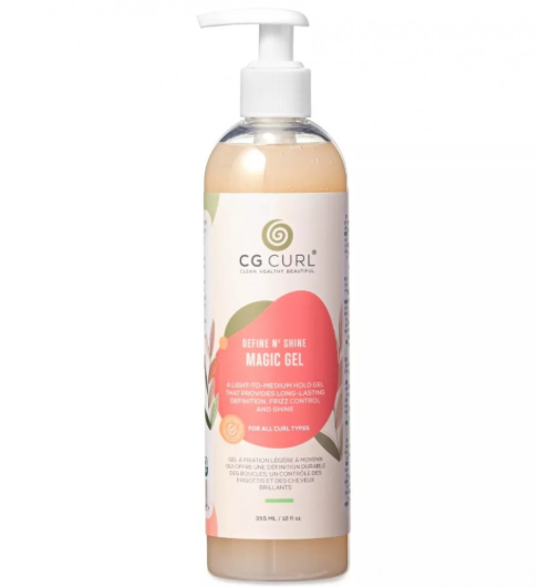 CG CURL – Gel Définition & Brillance Boucles 355ml / 12oz (Define N'Shine Magic Gel)