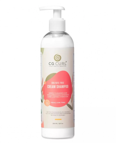 CG CURL – Shampoing Crème Hydratant Boucles 355ml / 12oz (Cream Shampoo)