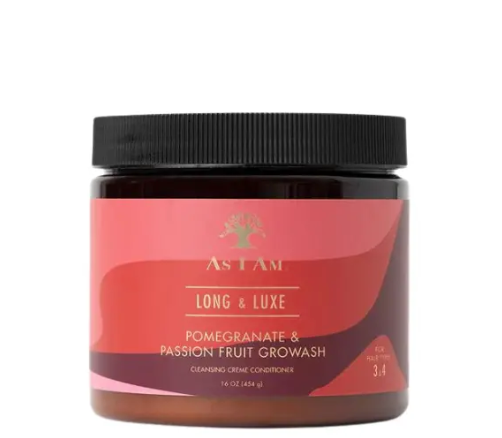 AS I AM Long & Luxe – Co-Wash Nettoyant & Croissance 16oz (GroWash)
