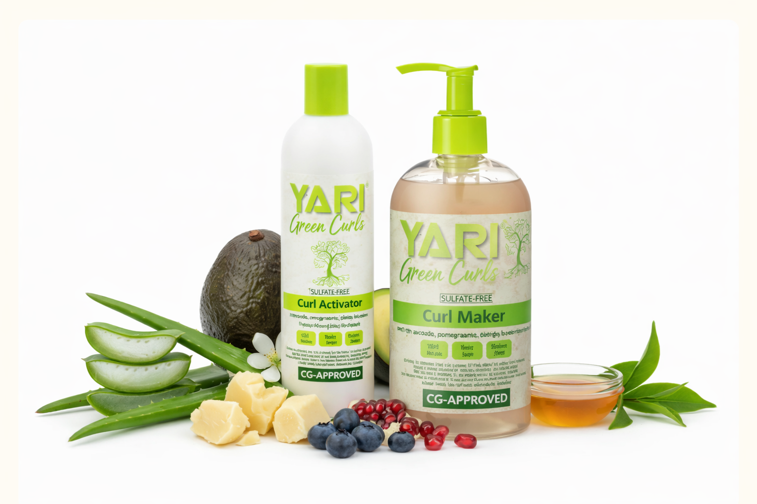 Pack Duo Yari Green Curls – Curl Activator & Curl Maker