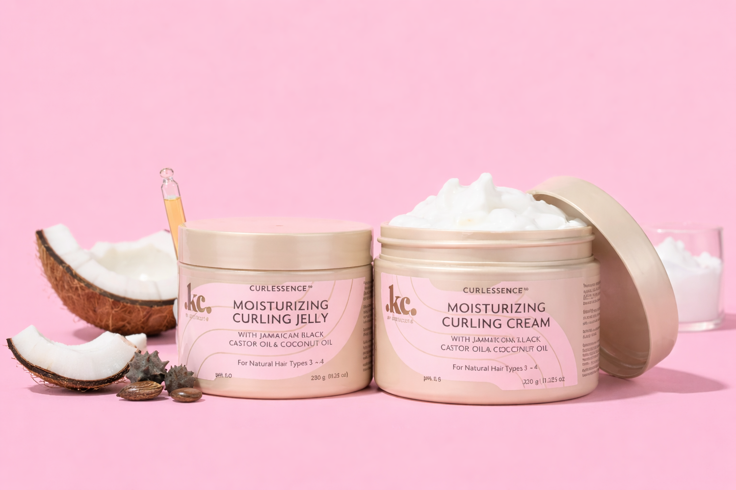 Pack Duo KeraCare Curlessence – Curling Cream & Curling Jelly