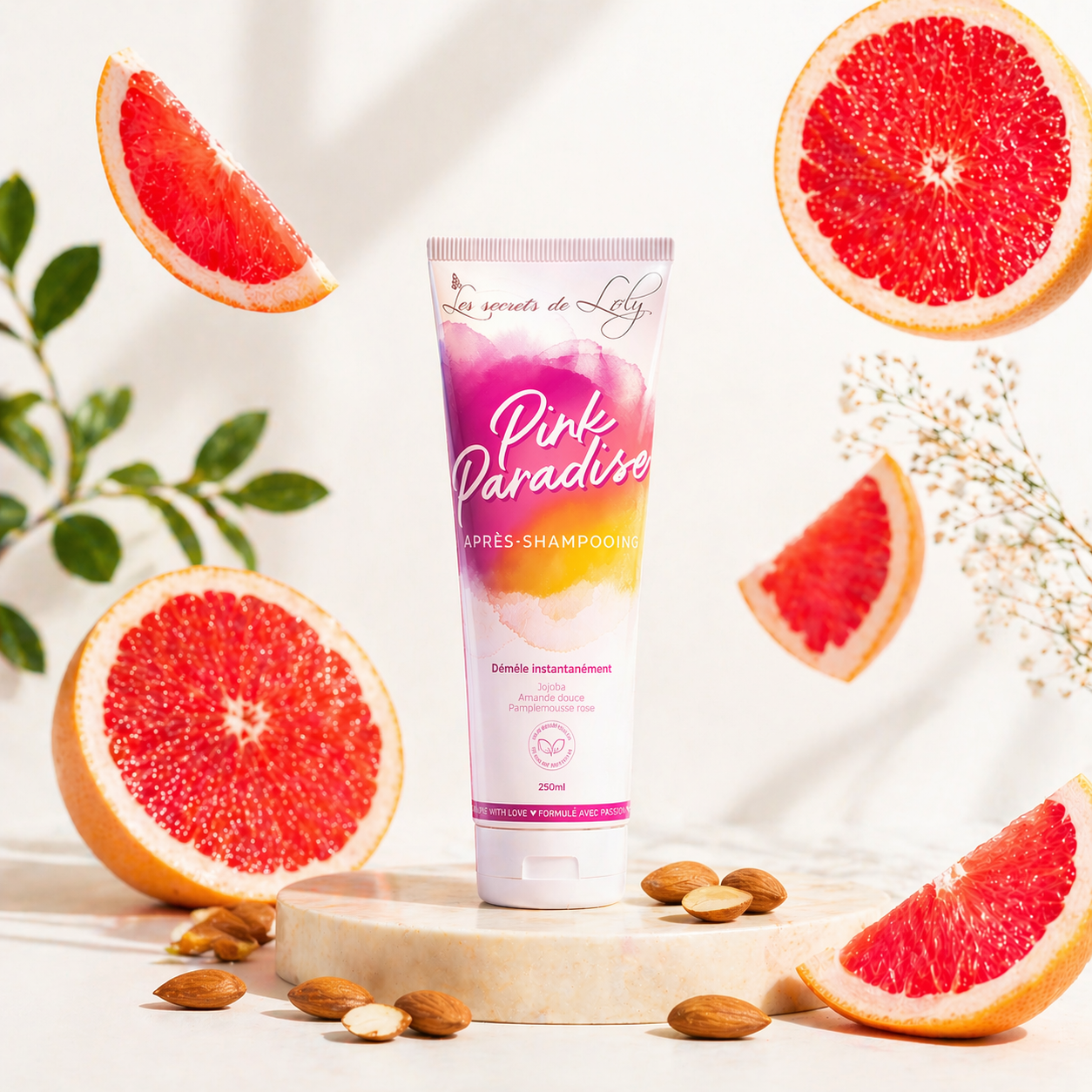 Les Secrets de Loly – Pink Paradise Après-Shampoing Hydratant 250ml
