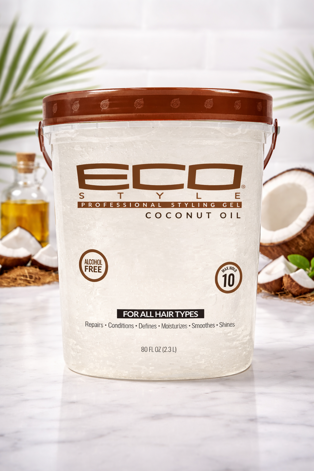 Eco Style Gel à l’Huile de Coco 2,36 L