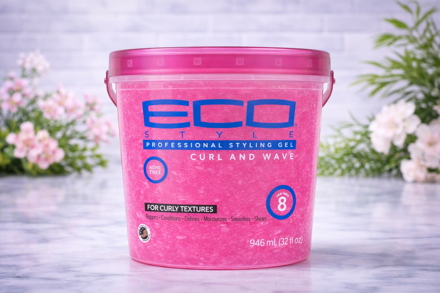 Eco Style Gel Curl & Wave (Pink) 946 ml