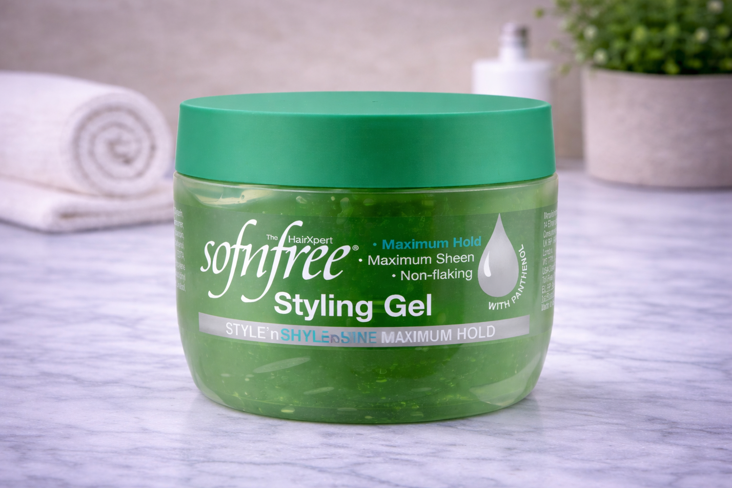 Sofn Free Styling Gel Vert 250 ml