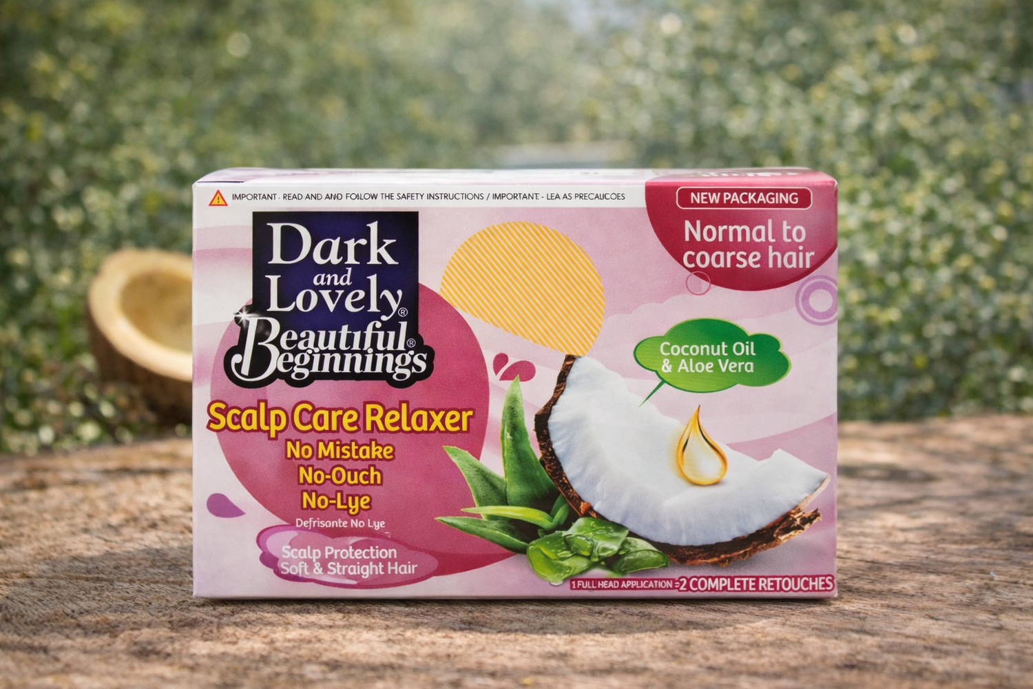 Dark & Lovely Beautiful Beginnings Kit Défrisant Sans Soude – Cheveux Normaux