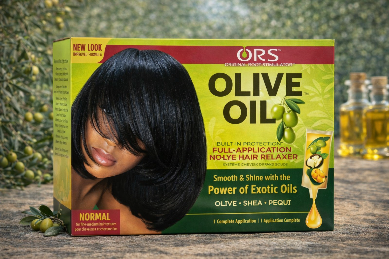 ORS Olive Oil Relaxer Kit – Cheveux Normaux
